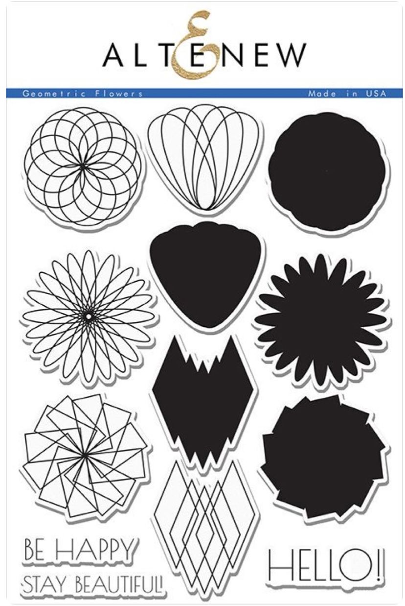 Geometric Flowers - Stamp Set - Altenew