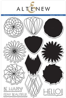 Geometric Flowers - Stamp Set - Altenew