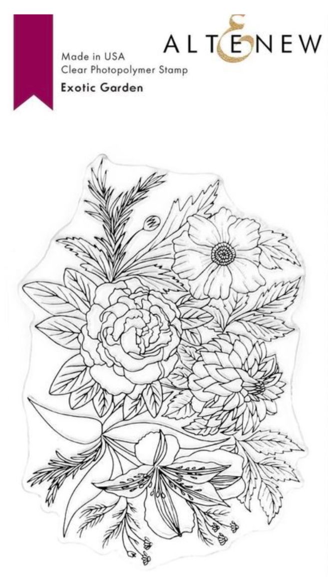 Exotic Garden - Stamp Set - Altenew