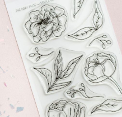 Simple Blooms - Stamp Set - The Grey Muse