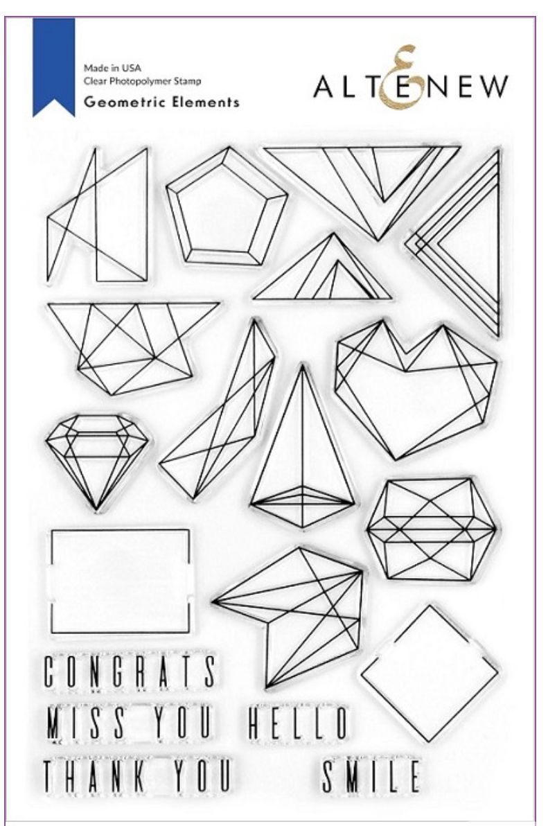 Geometric Elements - Stamp Set - Altenew