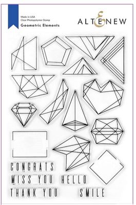 Geometric Elements - Stamp Set - Altenew