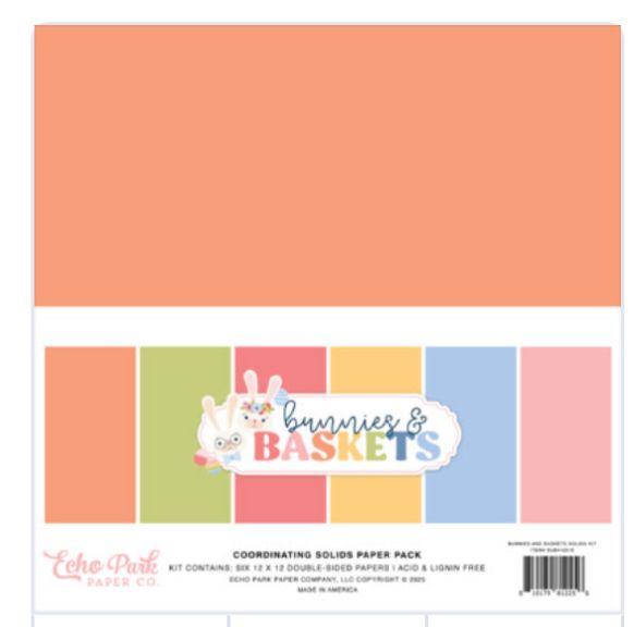 Bunnies And Baskets - 12x12 Solids Kit