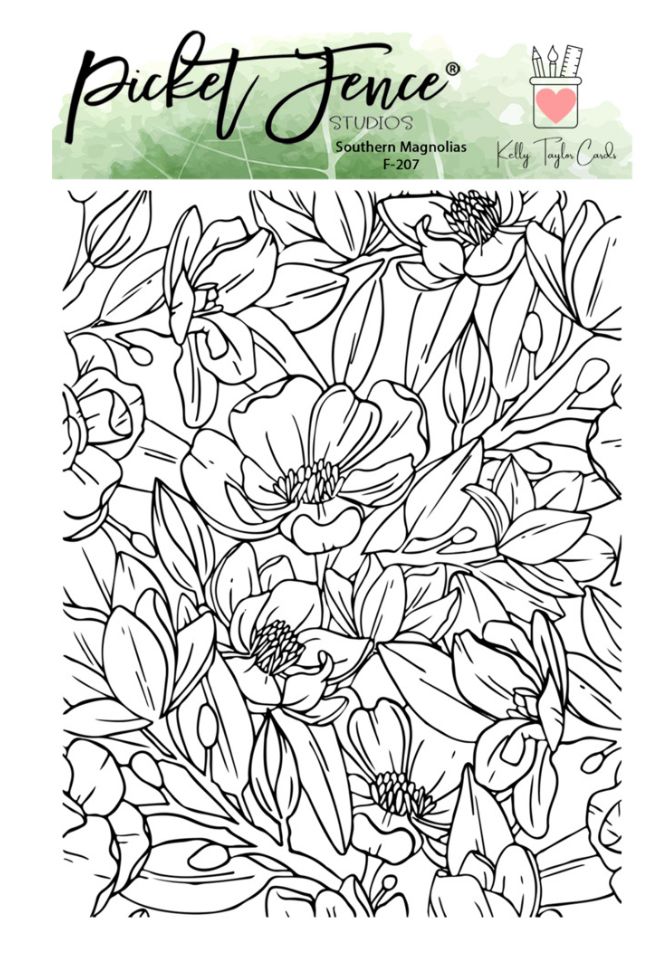 Clear Stamp - Southern Magnolias