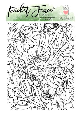 Clear Stamp - Southern Magnolias