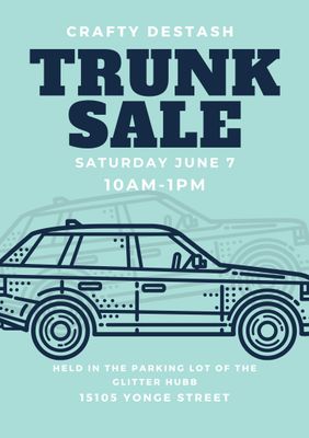 Outdoor Crafty Destash Trunk Sale