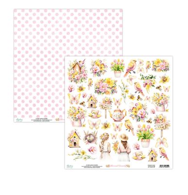 12x12 Patterned Paper Elements - Blossom Serenity