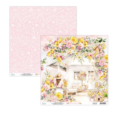 12x12 Patterned Paper - Blossom Serenity 01