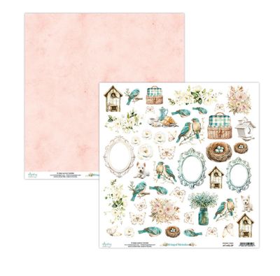12x12 Patterned Paper Elements - Winged Melodies