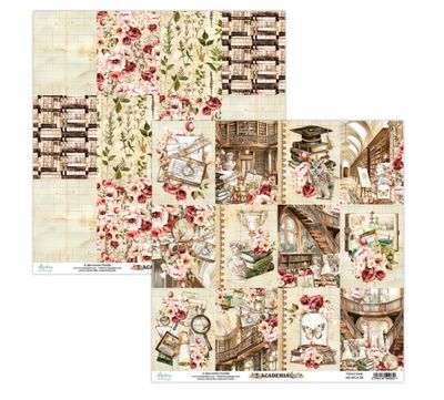 12x12 Patterned Paper - Academia 06