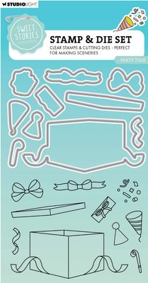 Sweet Stories - Stamp And Die Set - Party Time