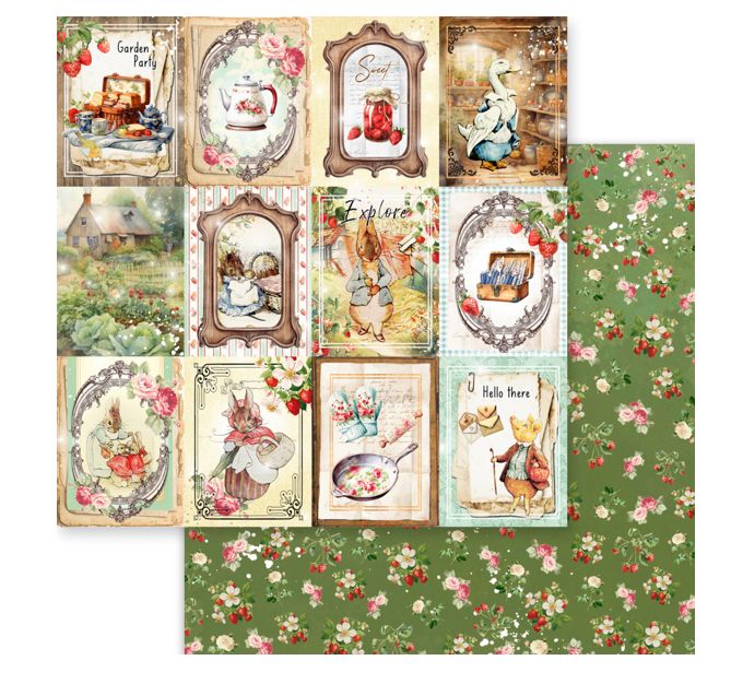 Peter&#39;s Garden - 12x12 Patterned Paper Single Sheet