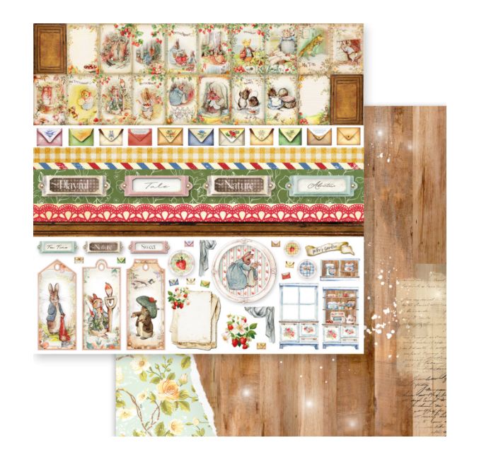 Peter&#39;s Garden - Tale 12x12 Patterned Paper Single Sheet