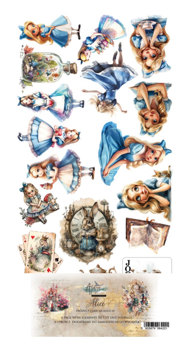 Alice - 6x12 Extra Paper Set