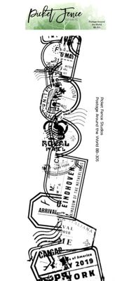 Postage Around The World - Clear Stamp