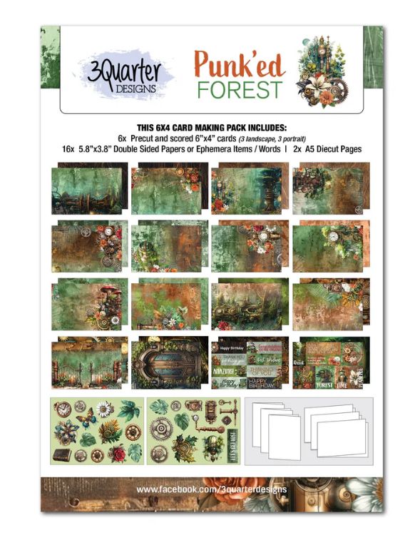 Punk&#39;ed Forest - 6x4 Card Pack
