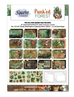 Punk&#39;ed Forest - 6x4 Card Pack