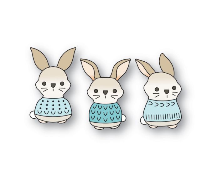 Nordic Bunny Trio - Die