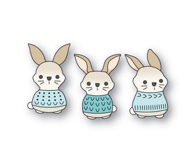 Nordic Bunny Trio - Die