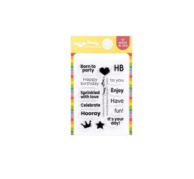 Cupcake Topper Additions -  Clear Stamp