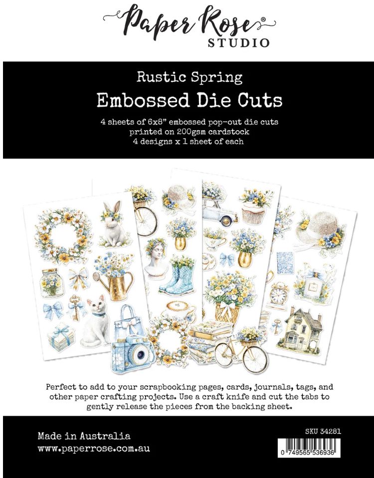 Rustic Spring - Embossed Die Cuts