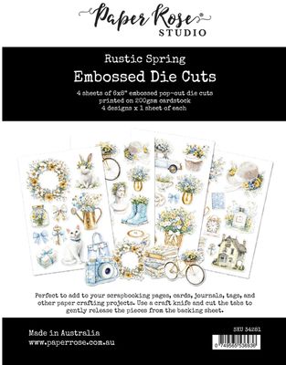 Rustic Spring - Embossed Die Cuts