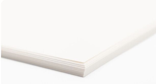 12x12 Ultra- Smooth Cardstock - Solar White 80lbs Single Sheet