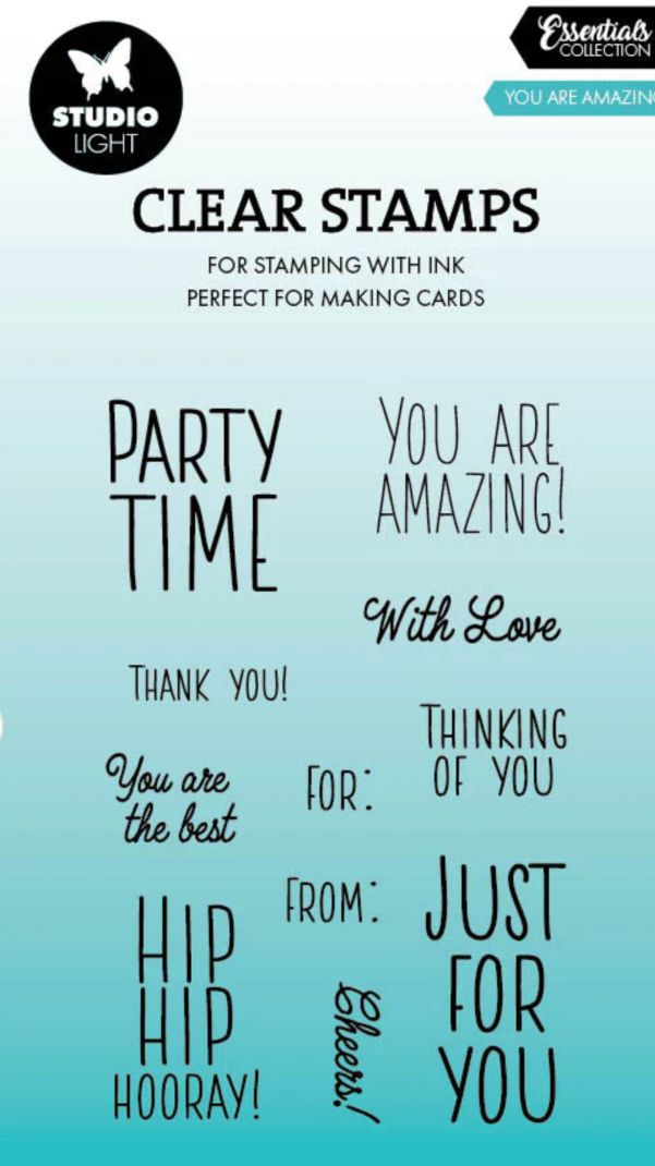 You Are Amazing - Clear Stamp Essentials 11pcs