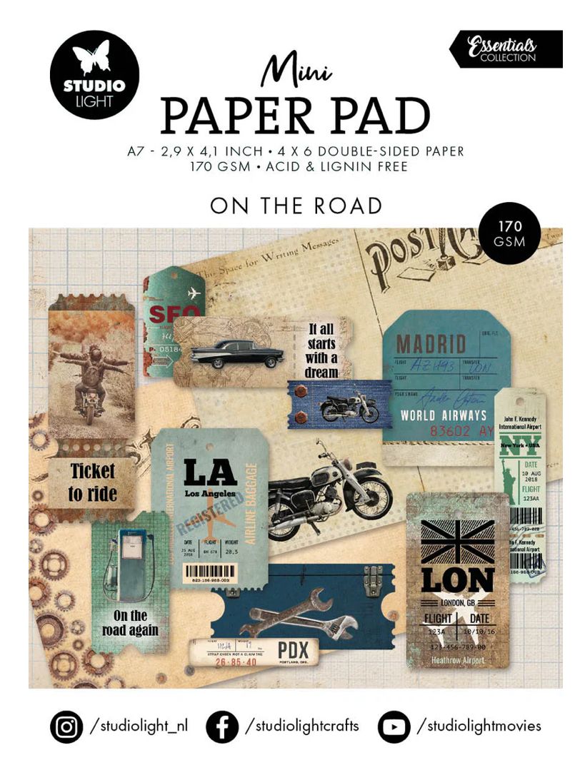 On The Road Essentials Mini Paper Pad