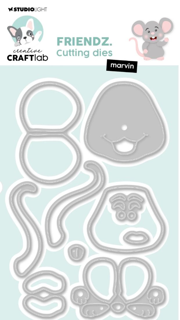 Marvin Mouse Friendz - Cutting Die 10pcs