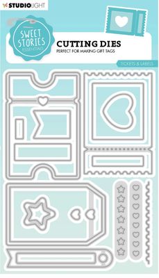 Tickets &amp; Labels - Sweet Stories Cutting Dies 18pcs