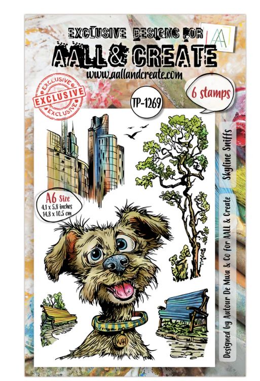 Skyline Sniffs - A6 Stamp - TP-1269