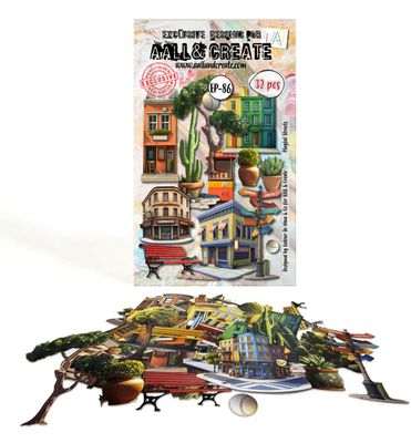 Ephemera Die Cuts Playful Streets - EP-86
