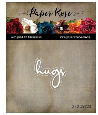 Hugs Fine Script - Die