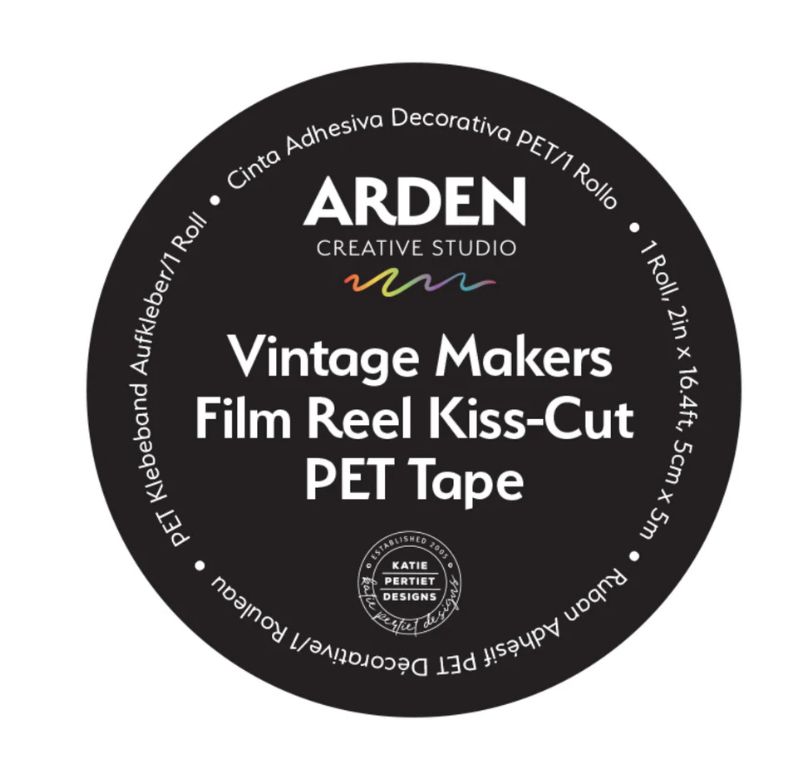 Vintage Makers Film Reel  Kiss - Cut PET Tape