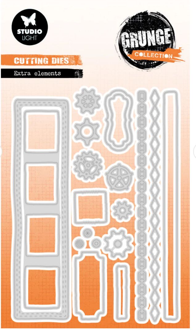Grunge Collection - Extra Elements Cutting Dies 19 Pc