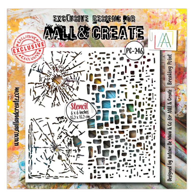 Breaking Point - 6x6 Stencil