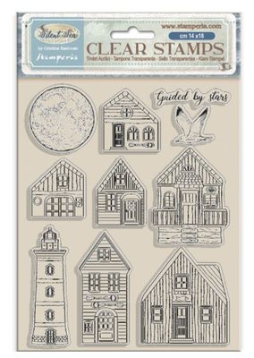 Silent Sea - Clear Stamp, Landscape