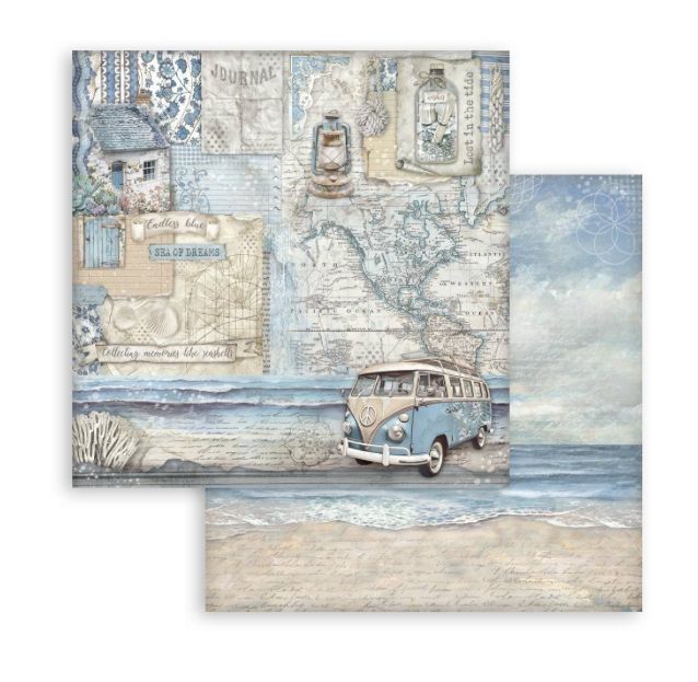 Silent Sea - 12x12 Patterned Paper, Van