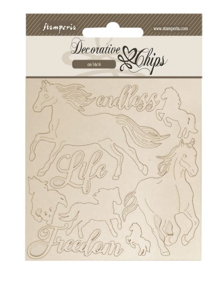 Silent Sea - Decorative Chips, Horses