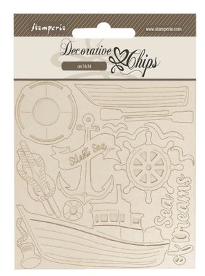 Silent Sea - Decorative Chips, Boat