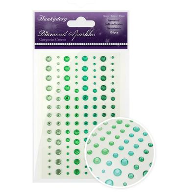 Diamond Sparkle Gemstones - Gorgeous Greens