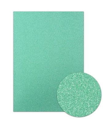 Diamond Sparkle Shimmer Card - Jade Green Single Sheet