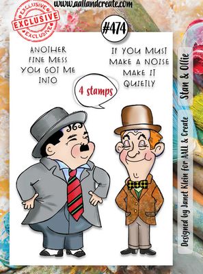 A7 Stamp Set -  Stan &amp; Ollie