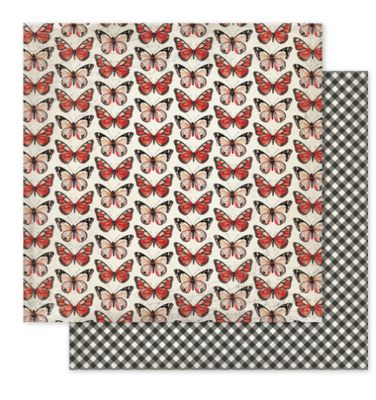 Poppy Garden Basics D - 12x12 Single Sheet