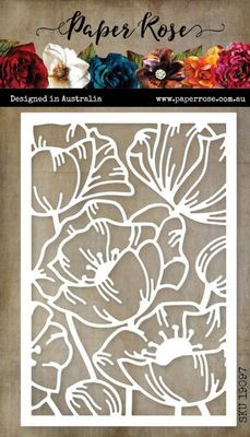 Decorative Background Cutting Die - Poppy