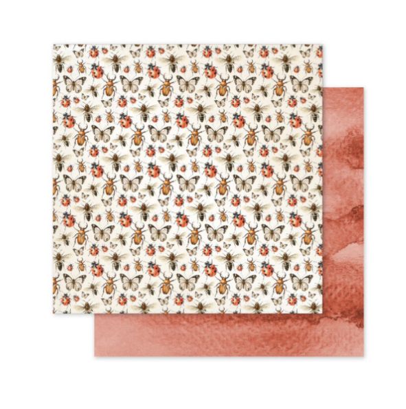 Poppy Garden C - 12x12 Single Sheet