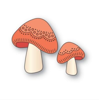 Nordic Swirl Mushroom - Die