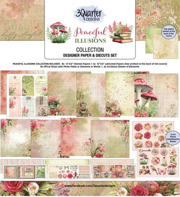 3Quarter Designs - Peaceful Illusion 12x12 Collection Pk