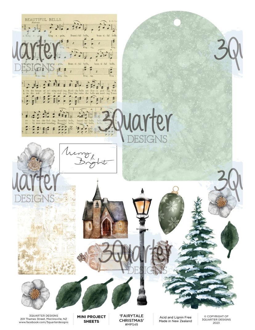3Quarter Designs - Fairytale Mini Project Sheet